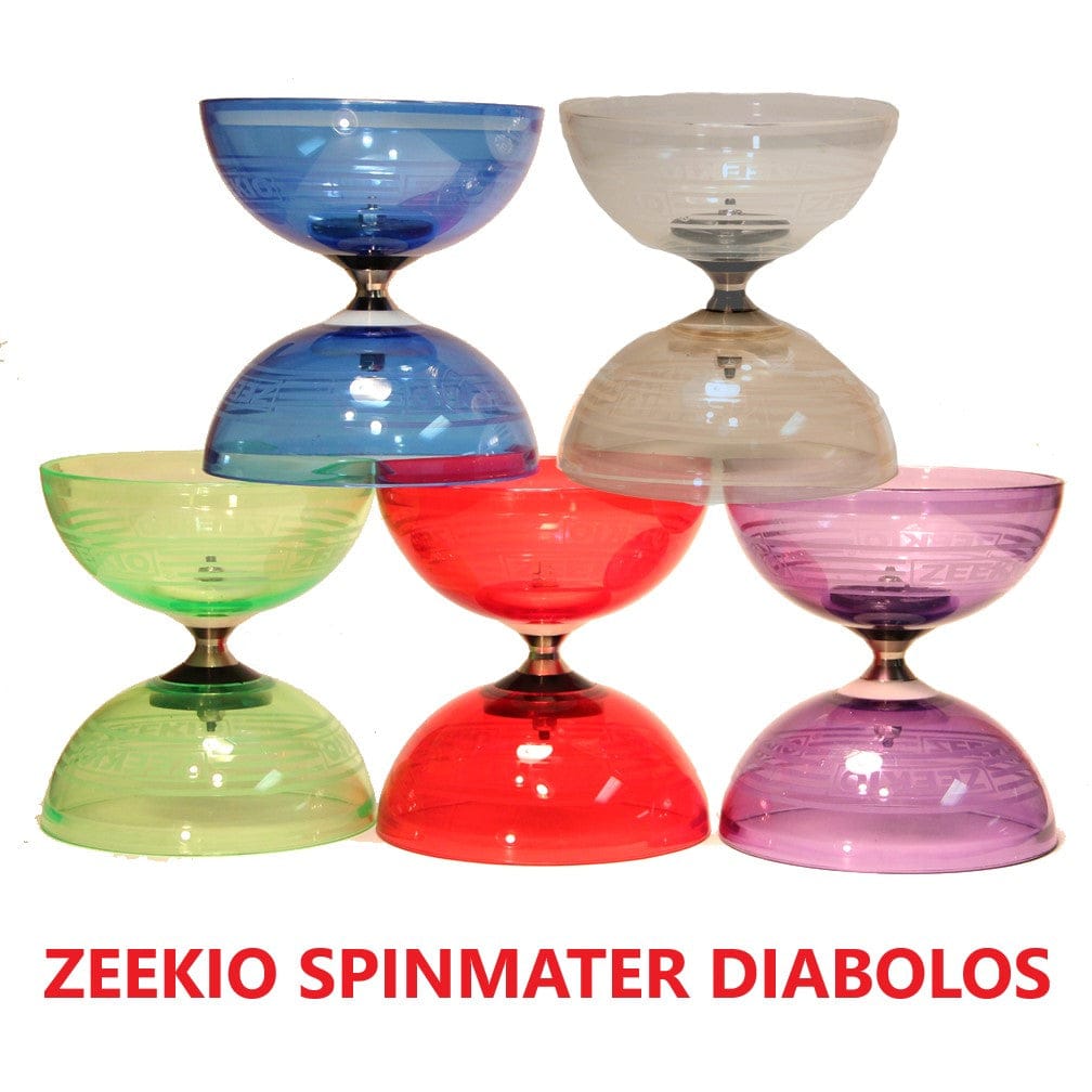  Zeekio Master Spin Diabolo Set- Triple bearing, Fiberglass Sticks and String 