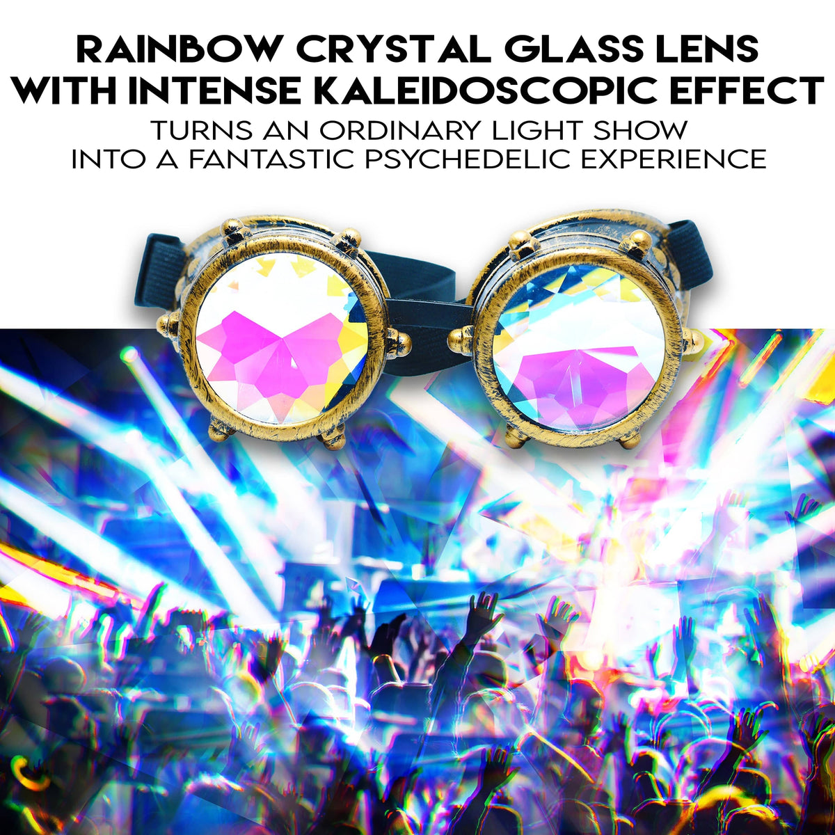  Steampunk Goggles and Kaleidoscope Glasses 