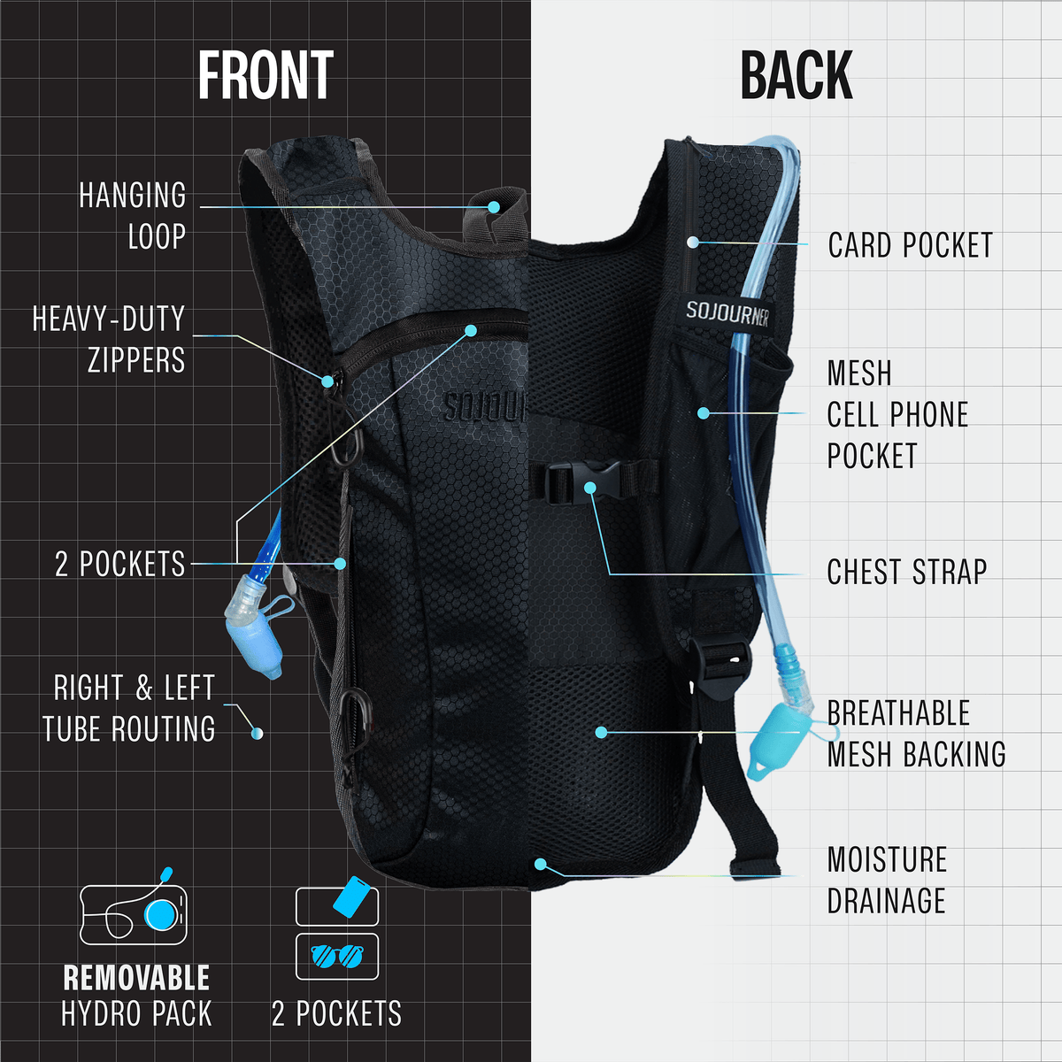 Hydration Pack Backpack (Small) 