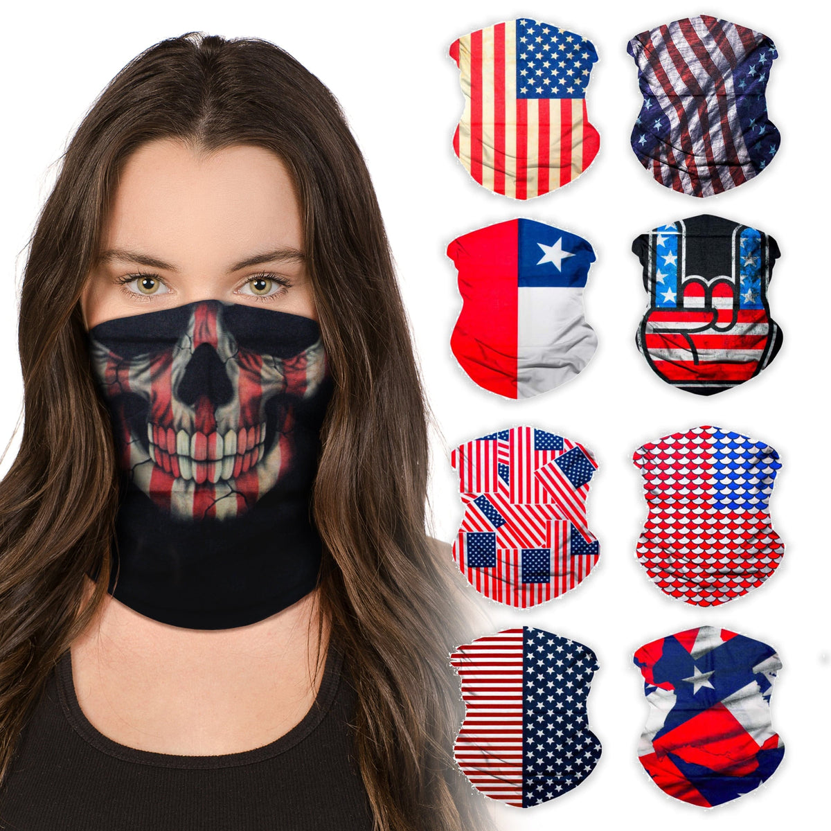  Festival Neck Gaiter (9 Pack) 