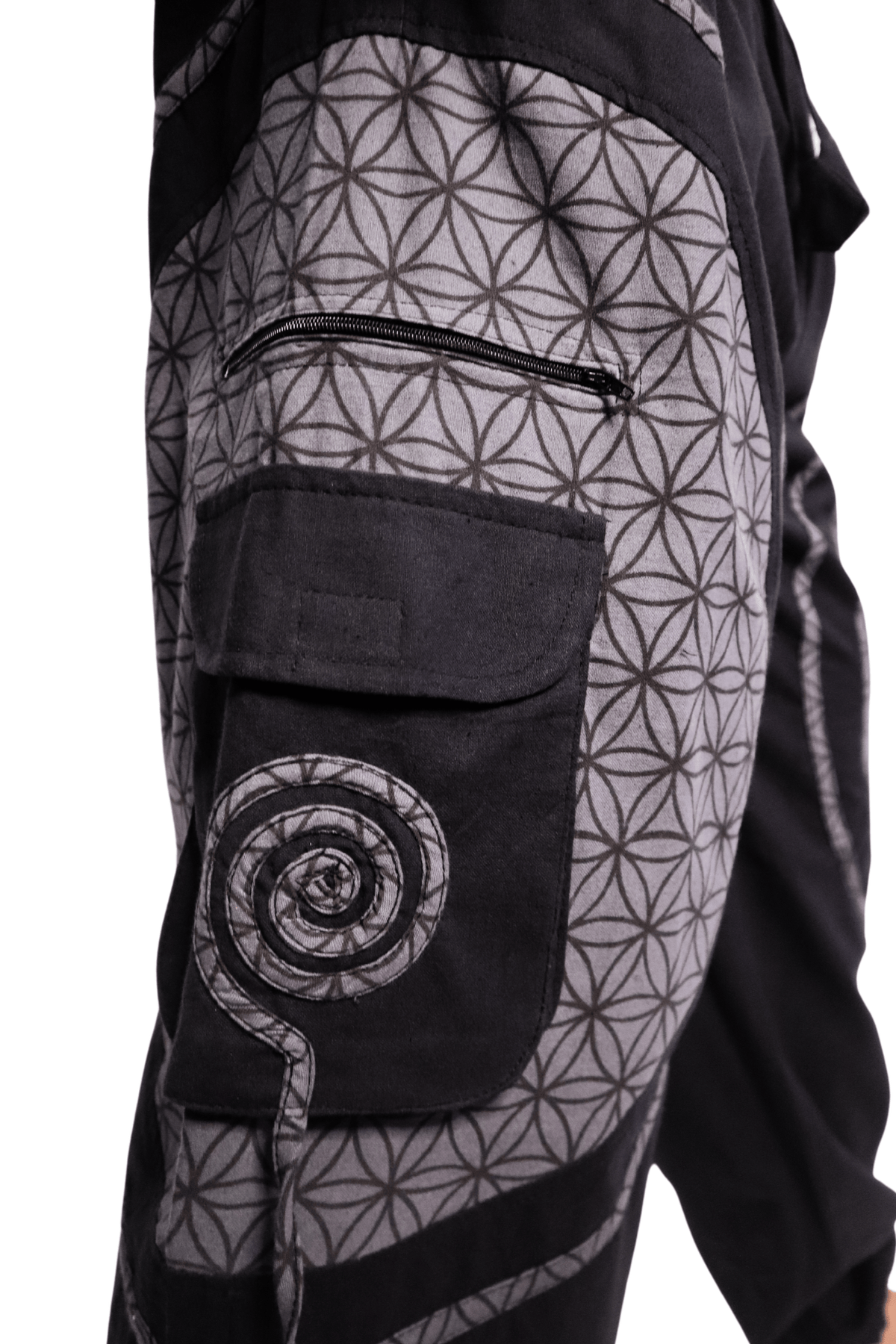  Flow Pants - Grey Flower of Life 