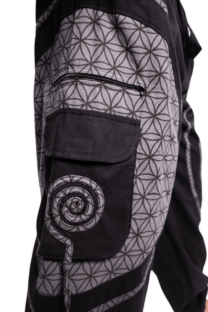 Flow Pants - Grey Flower of Life