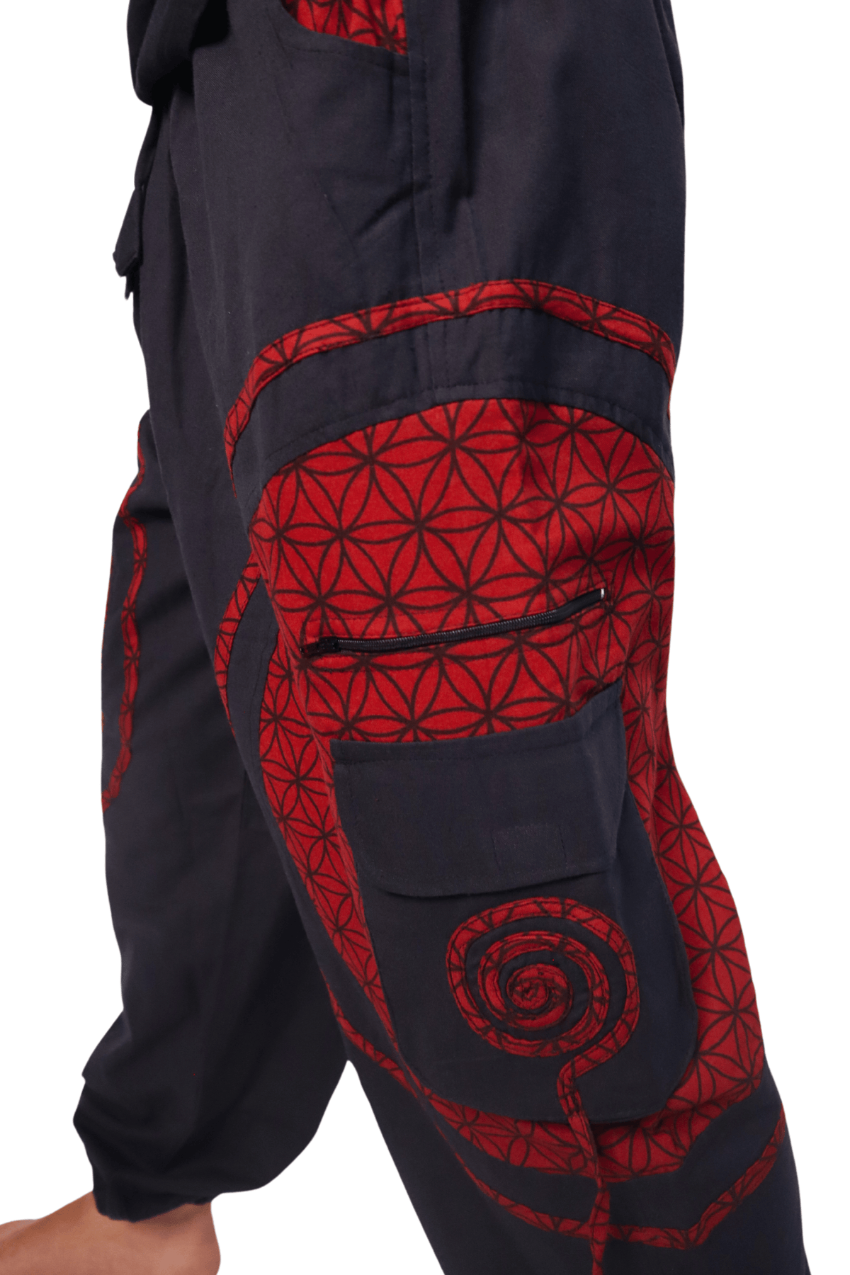  Flow Pants - Red Flower of Life 