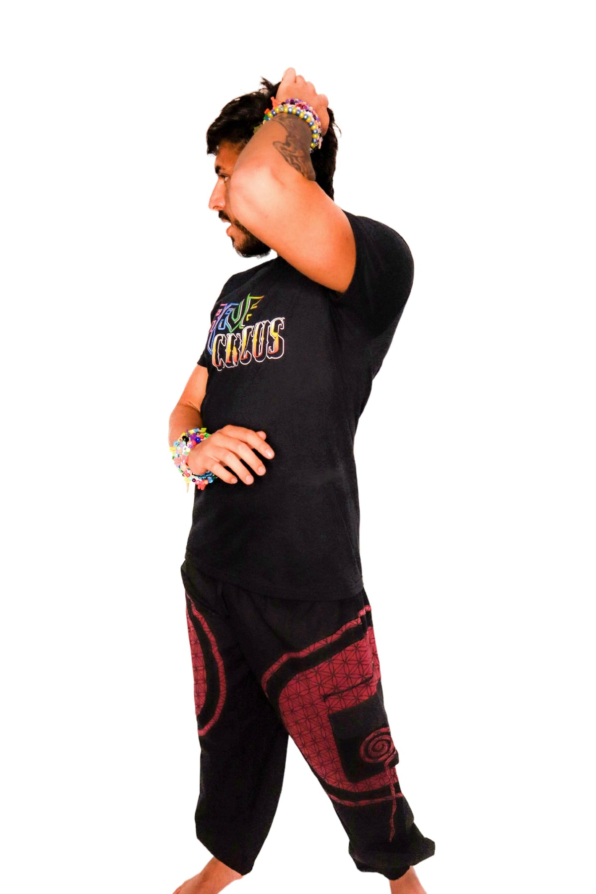  Flow Pants - Red Flower of Life 