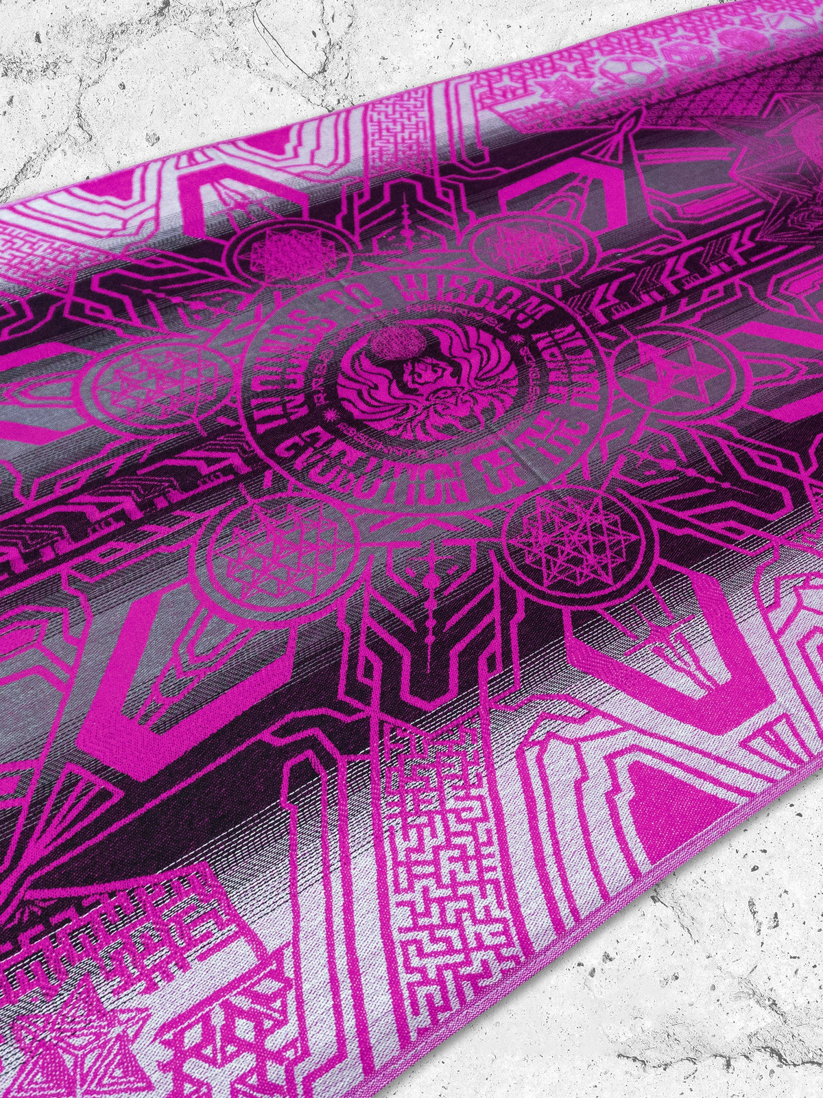 WOUNDS TO WISDOM • Yantrart x Rage Nation • Pink Gradient Shawl