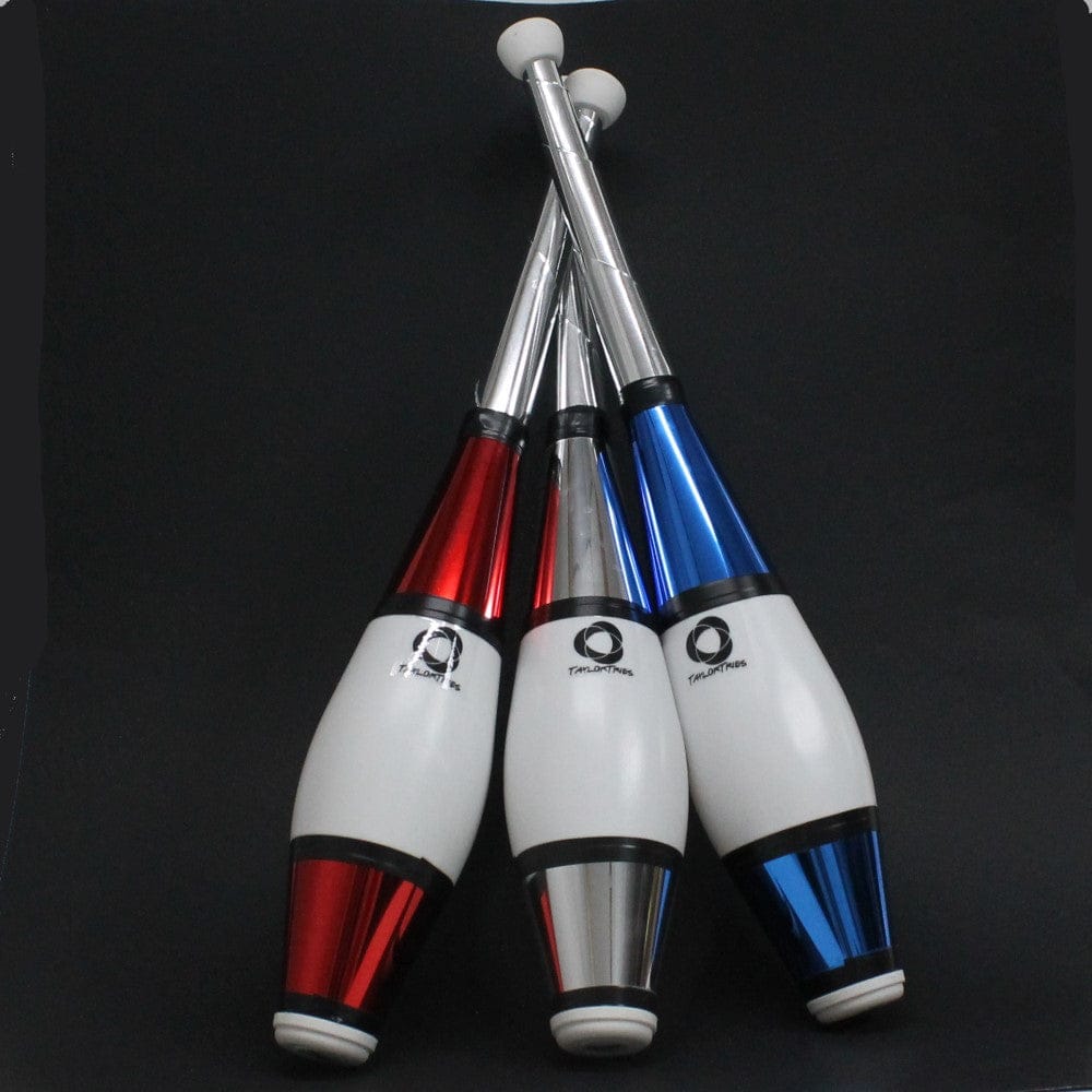  Taylor Tries Signature Juggling Club Set with Drawstring Bag - Set of 3 