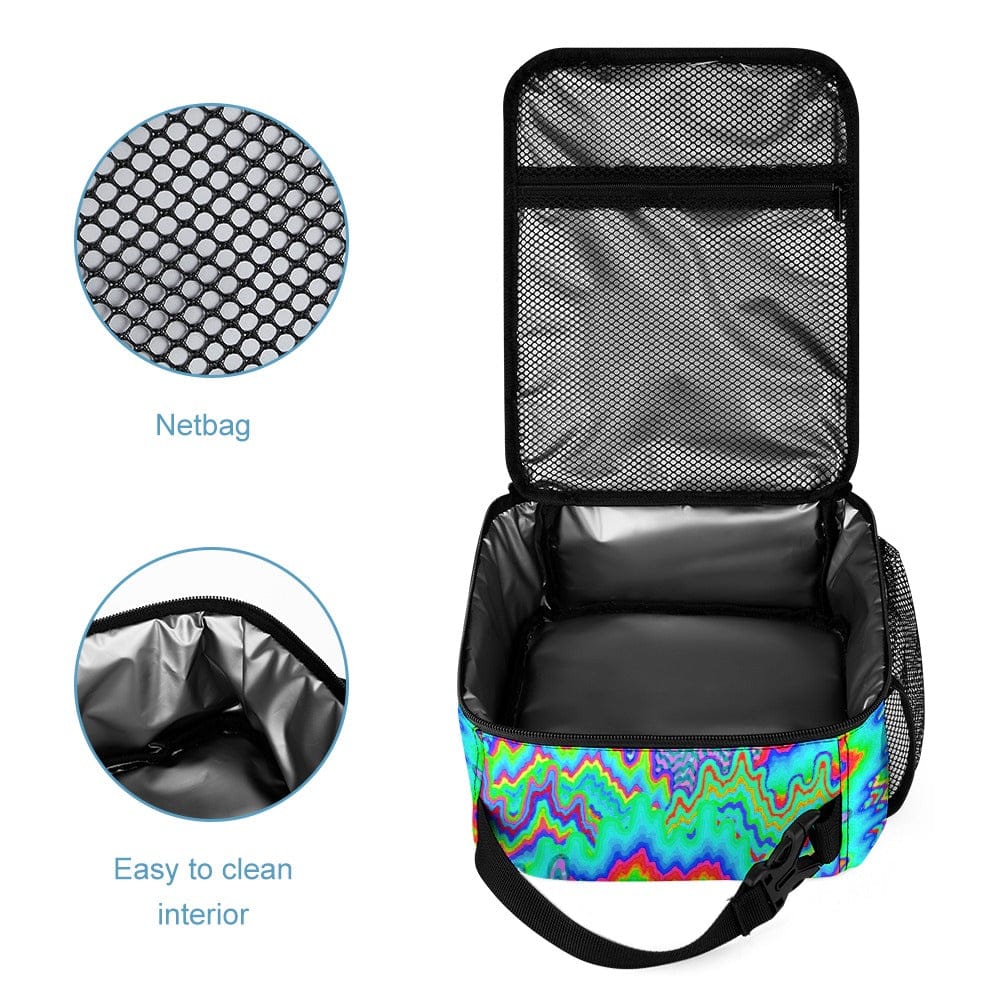  Psychedelic Backpack with Free Lunchbox and Travel Bag Included 