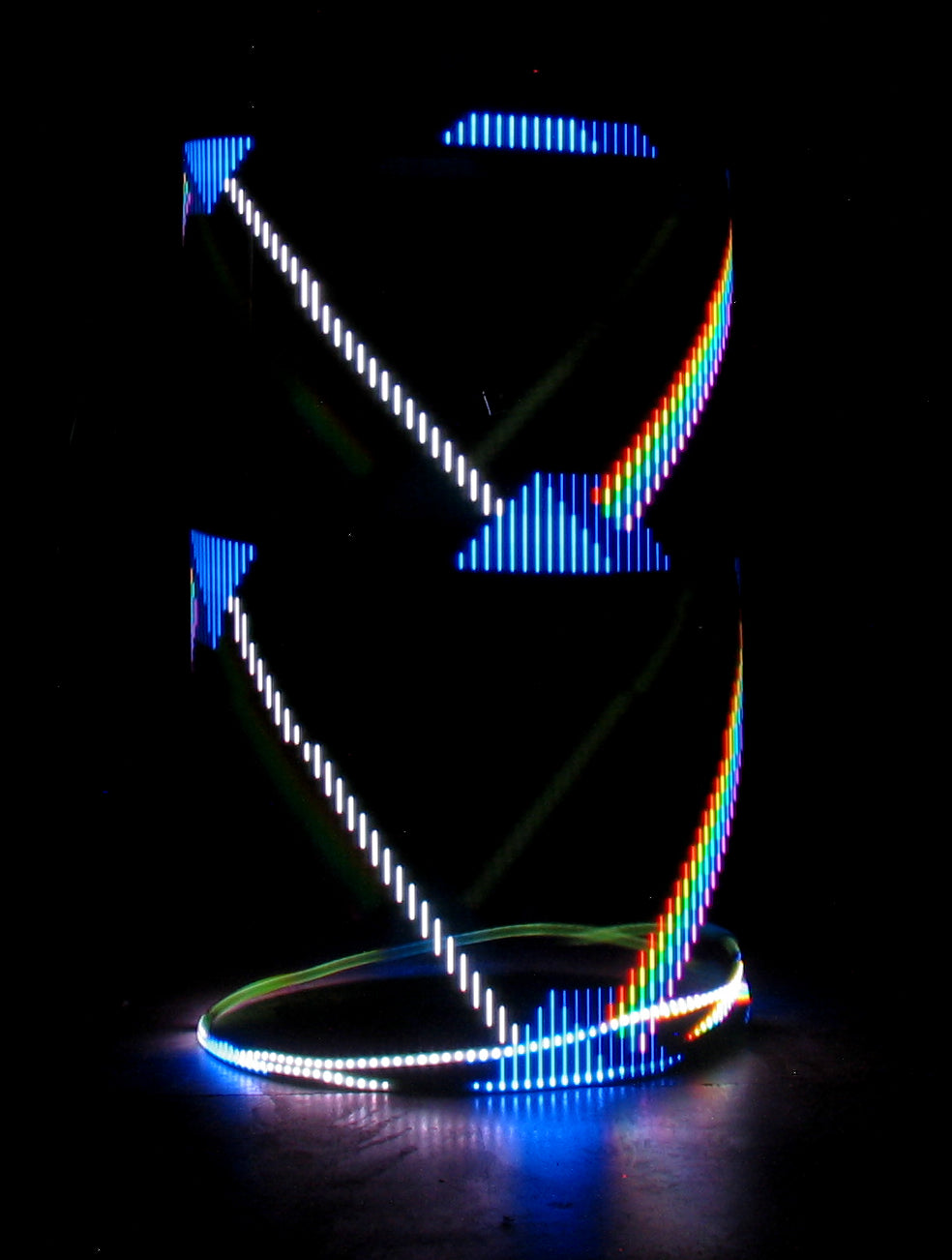 Ready To Ship Atomic V LED Hoops