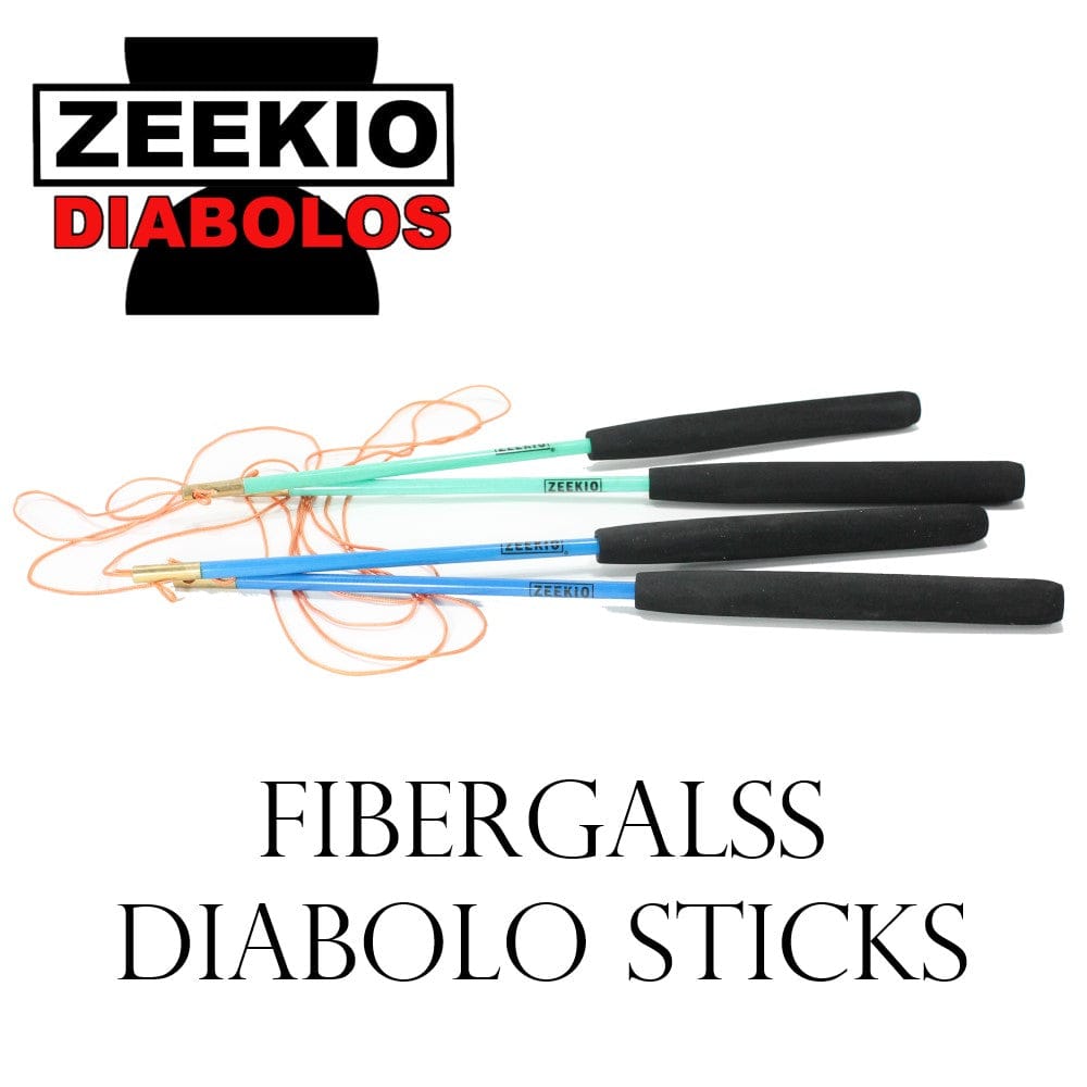  Zeekio Fiberglass Diabolo Sticks 