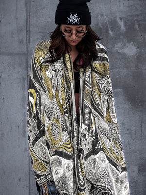RESTOCKED ✦ GOLDEN TEACHERS V1 • GOLD • Festival Shawl/Scarf NEW