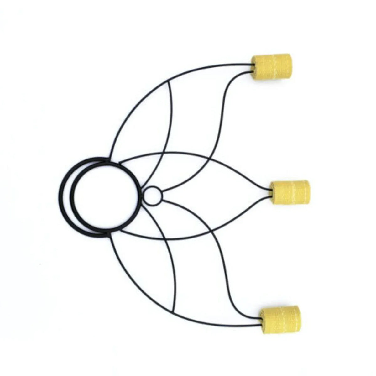  Lotus Fire Fans - 3 point set 