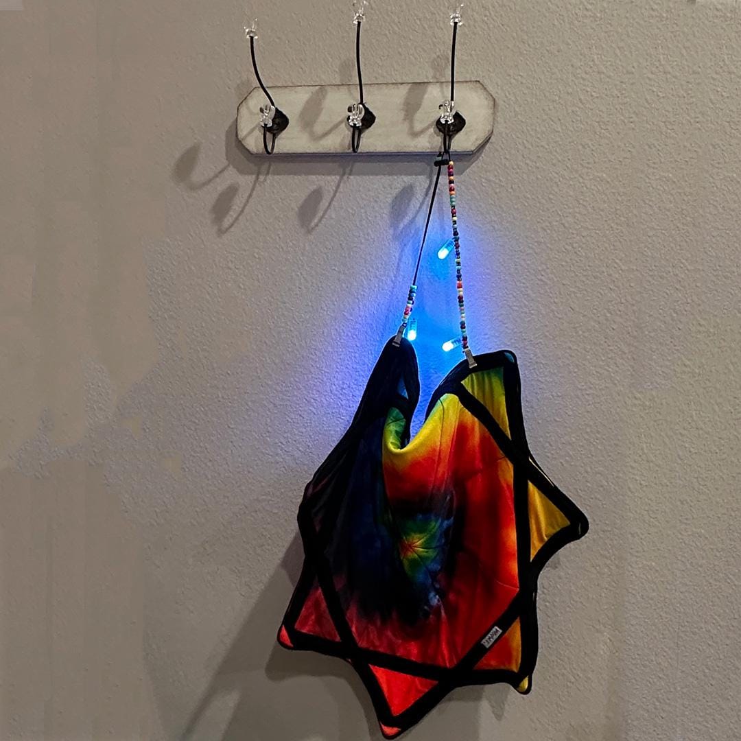  Mougee Clip - Carry Your Mougee Flow Star Around In Style - Adjustable Length, Heavy Duty Clips, LED Light 