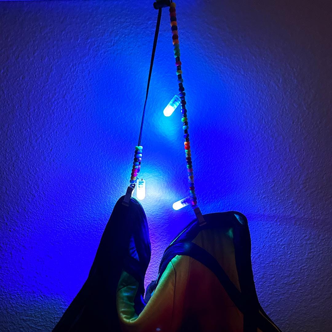  Mougee Clip - Carry Your Mougee Flow Star Around In Style - Adjustable Length, Heavy Duty Clips, LED Light 