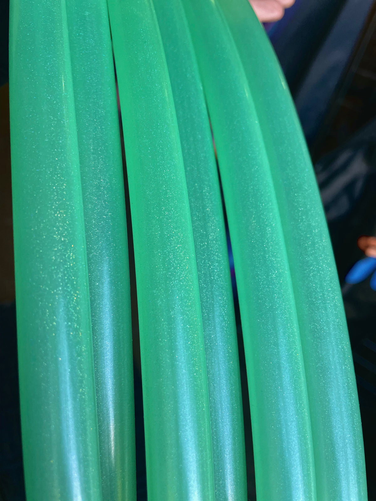 Mint Stardust (5/8 & 3/4) Polypro Hula Hoop