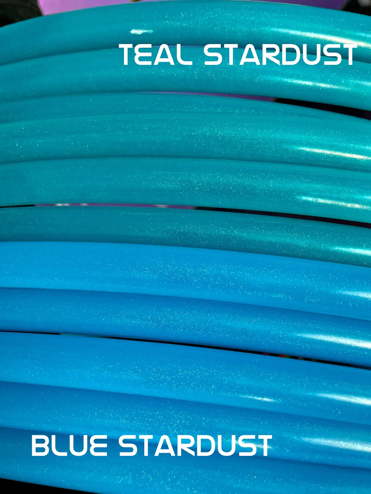 Teal Stardust (5/8) Polypro Hula Hoop