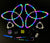 Starlight LED Triquetras (Pair)