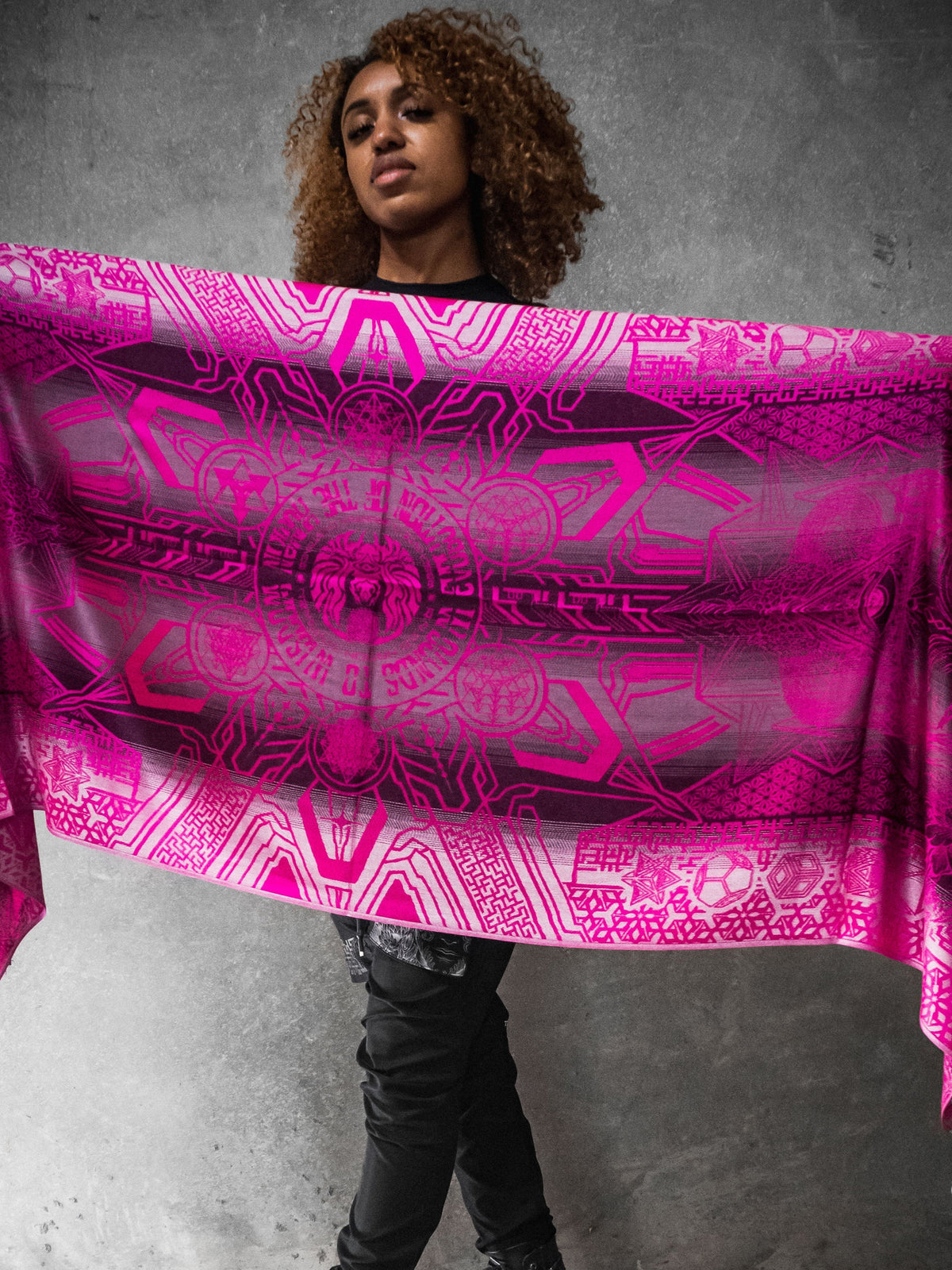 WOUNDS TO WISDOM • Yantrart x Rage Nation • Pink Gradient Shawl
