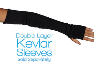Black Kevlar Sleeves (Double Layer)