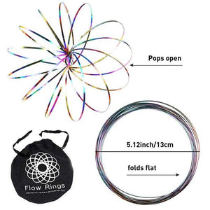 Flow Rings - Kinetic Spinner Toy | www.ultrapoi.com