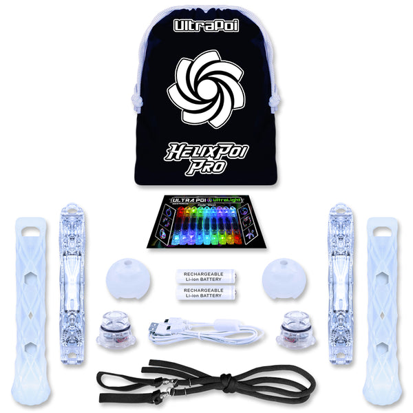 Na　EXILE LIGHT STICK Helix Poi Pro | Swinging LED Glow Sticks | UltraPoi