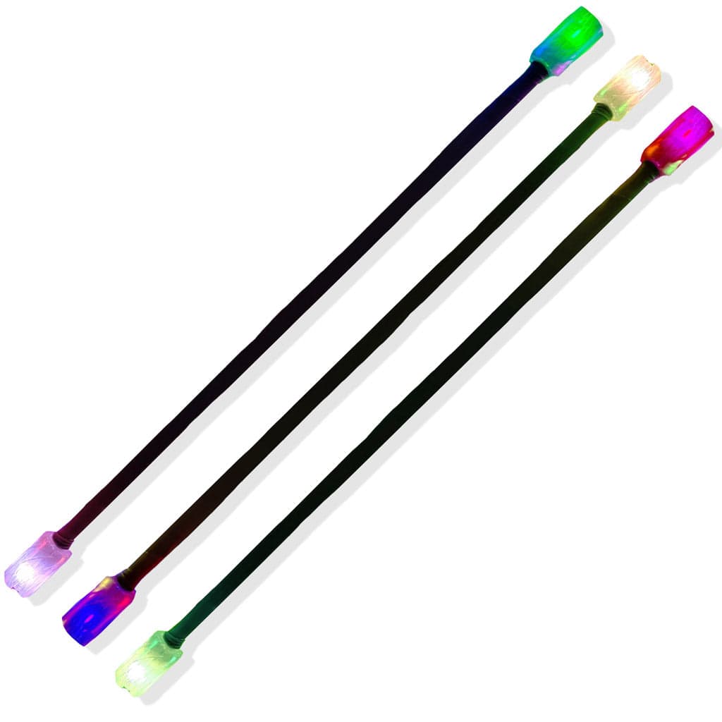 Led Staff LED Juggling Staff (Dot XL Pro) Bo Staff Spinning - 3x Set | UltraPoi