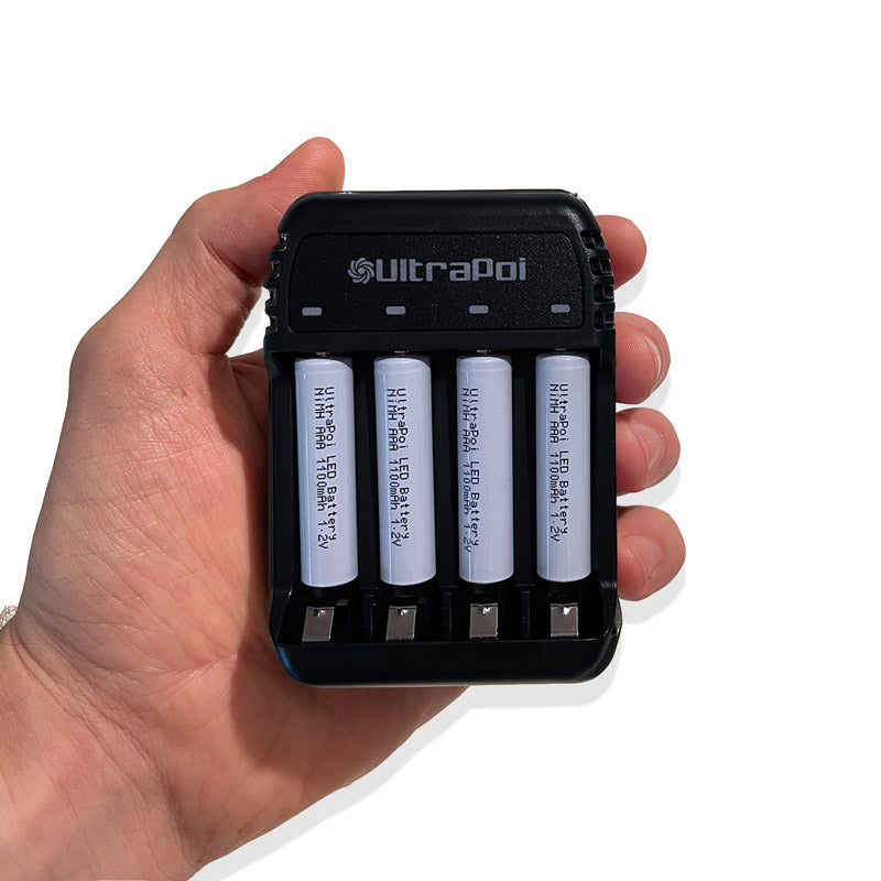 AAA Batteries & Charger 1.2v (Classic Poi)