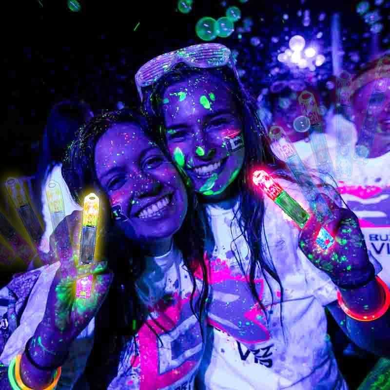 Where can you new arrivals find glow sticks