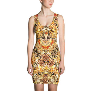 Fire Artist Women's Fitted Dress | www.ultrapoi.com