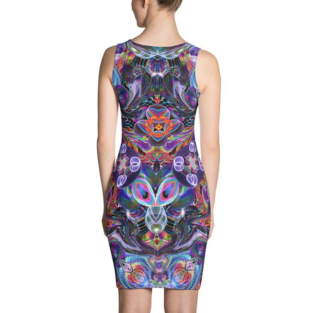 Hoop Artist Form Fitting Mini Kaleidoscope Dress | UltraPoi Hoop Artist Form Fitting Mini Kaleidoscope Dress | UltraPoi