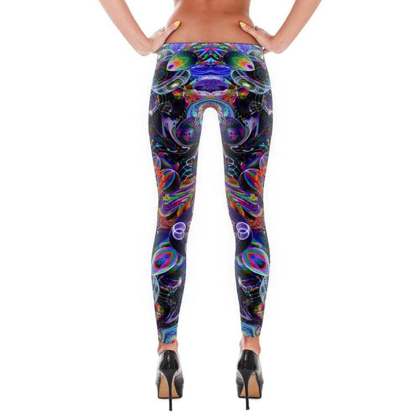 Hoop Artist Graphic Printed Rave Leggings | UltraPoi