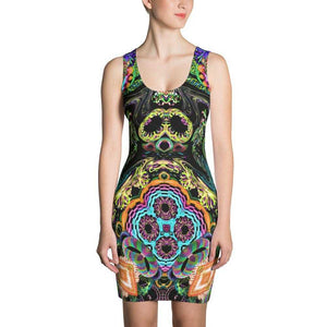 Orbit Artist Women's Fitted Dress | www.ultrapoi.com