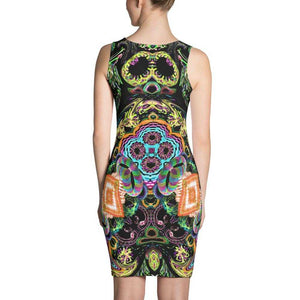 Orbit Artist Women's Fitted Dress | www.ultrapoi.com