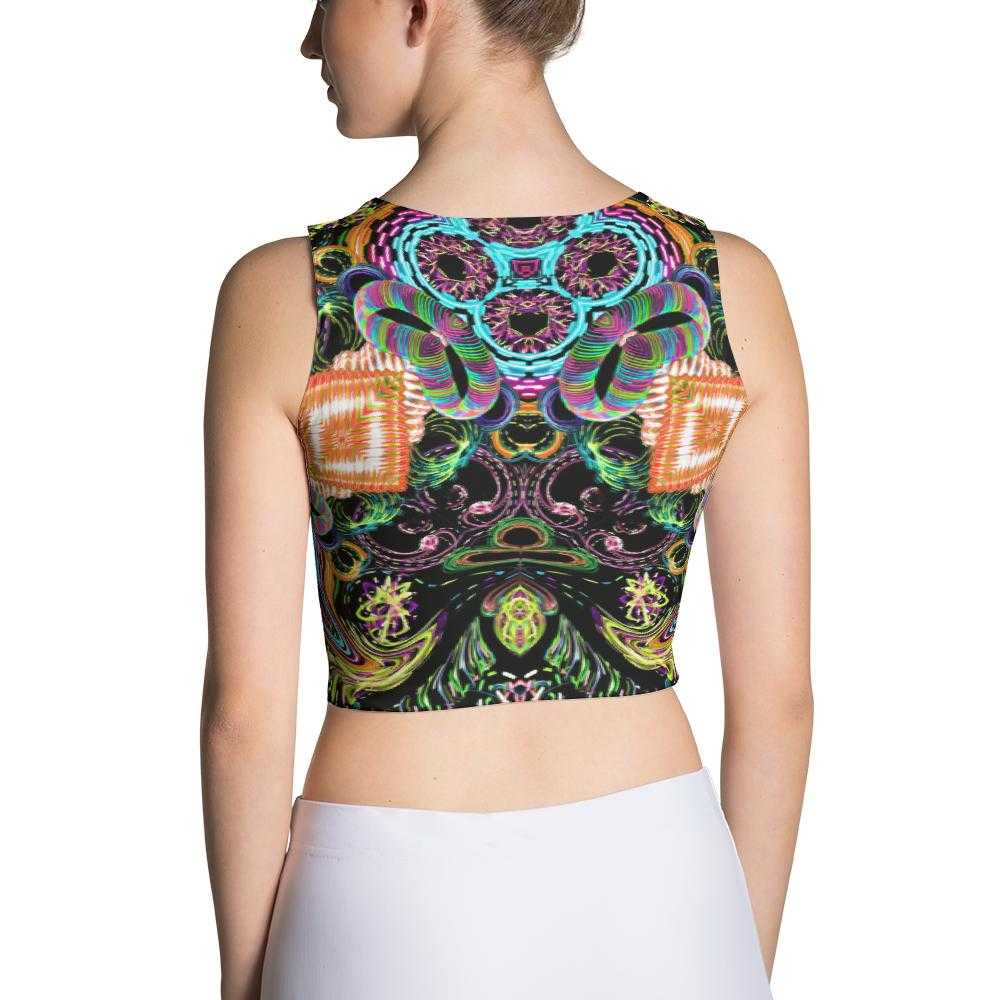 Orbit Artist Women's Yoga Crop Top | www.ultrapoi.com