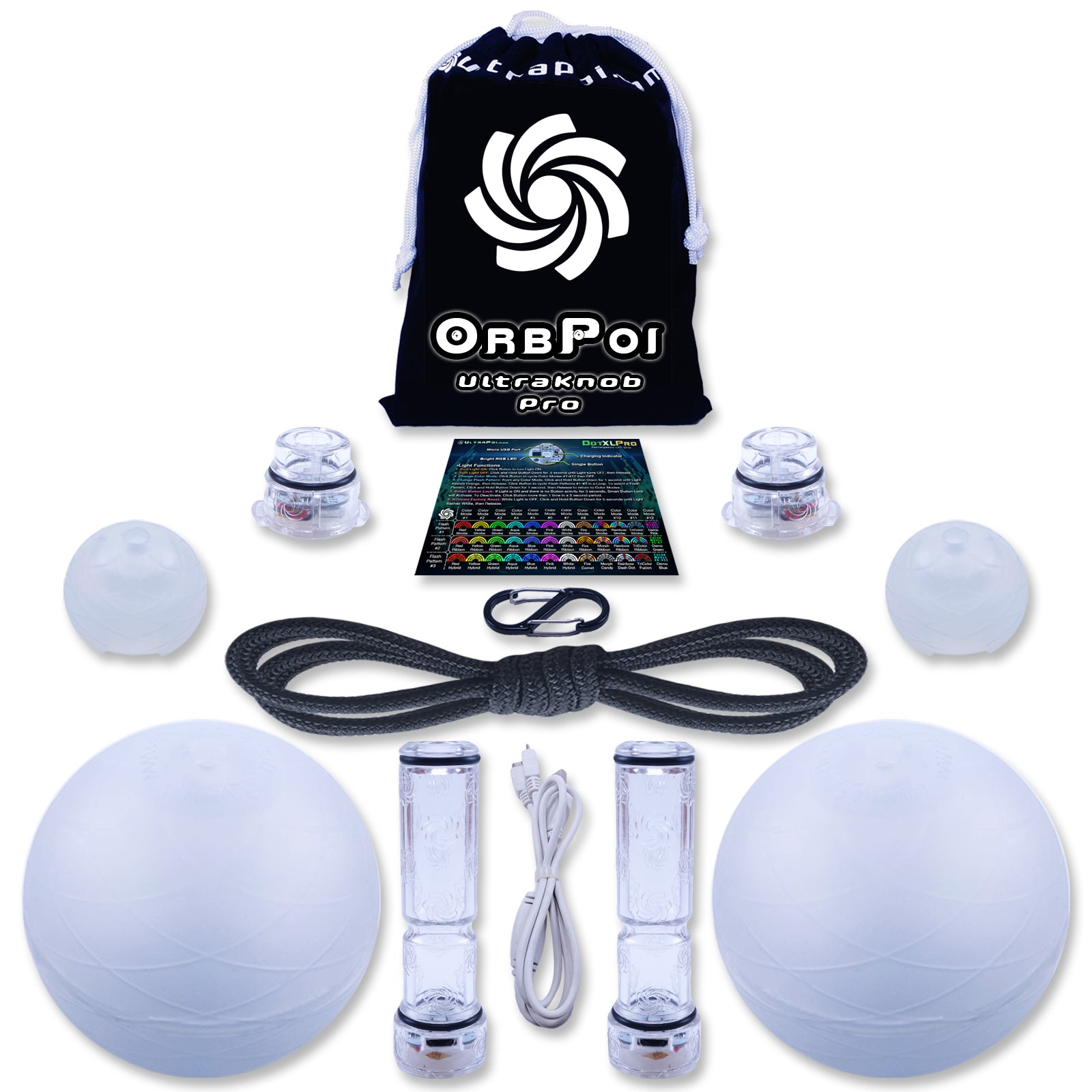OrbPoi w/ LED UltraKnob Pro