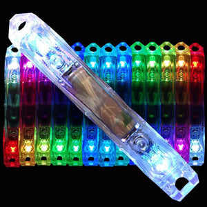 UltraPoi Ultralight LED Glow Stick Individual - Rainbow LED for Poi Raves and Concerts