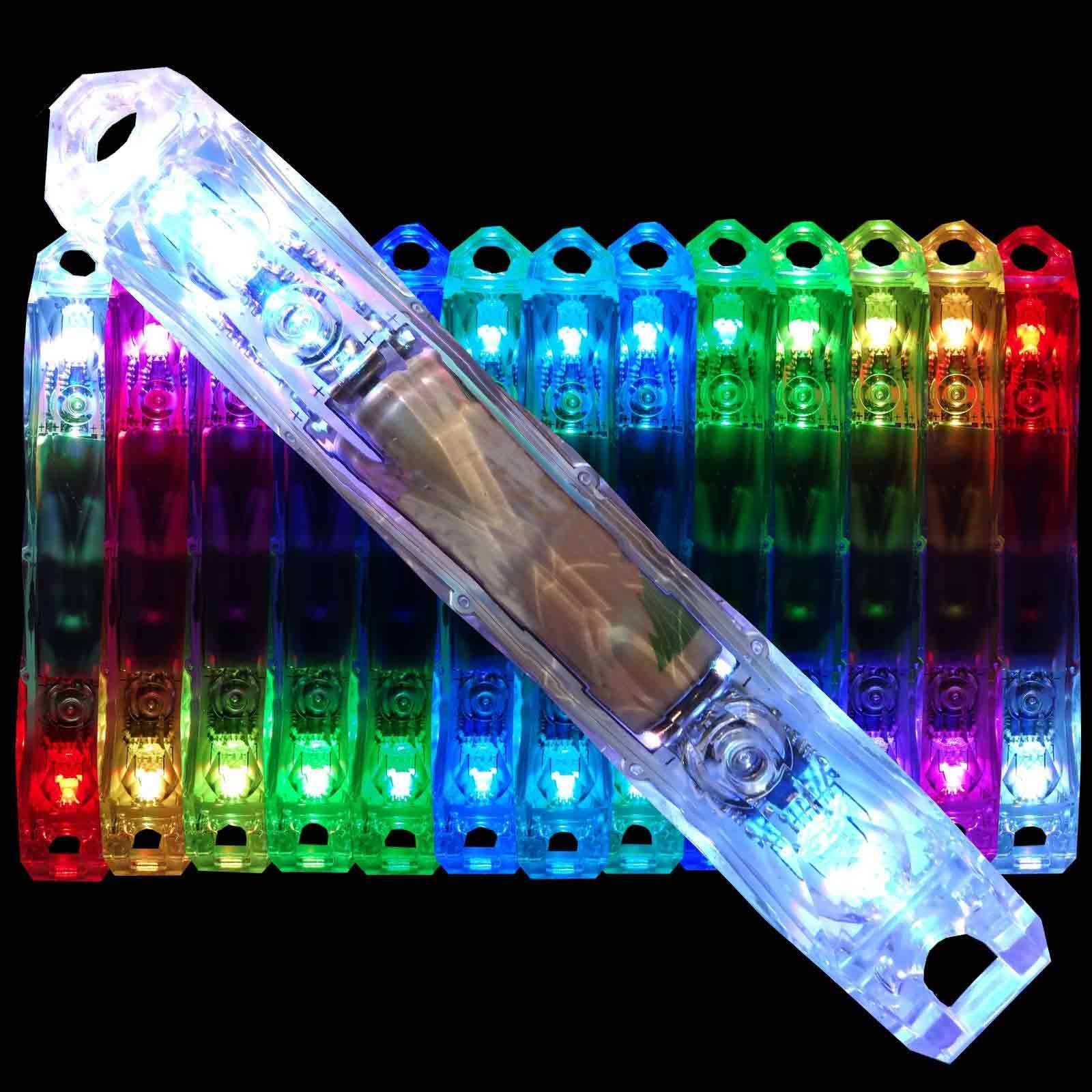 UltraPoi Ultralight LED Glow Stick Individual - Rainbow LED for Poi Raves and Concerts